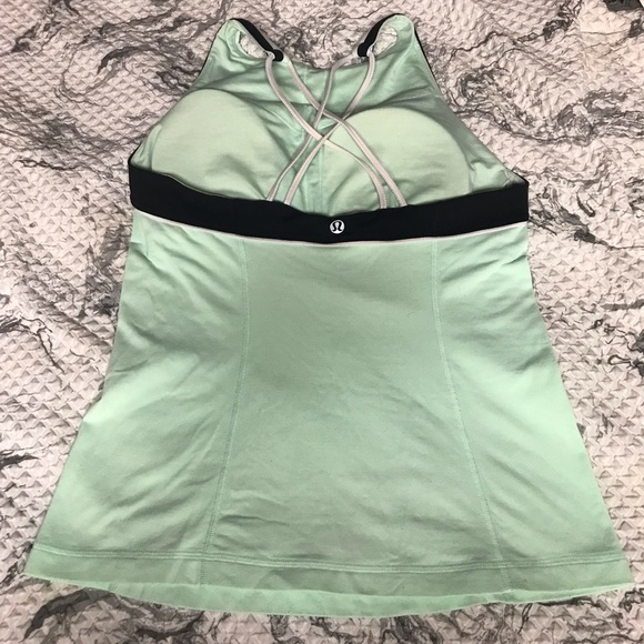 Lululemon Mint Green And Black Trim Tank - Picture 10 of 10